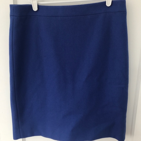 J. Crew Dresses & Skirts - J Crew  periwinkle wool pencil skirt